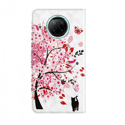 Cover Xiaomi Mi 10T Lite 5G / Redmi Note 9 Pro 5G Light Spot Arbre Rose
