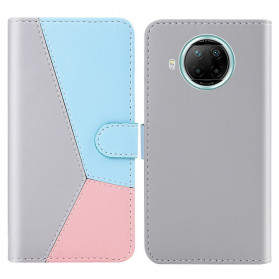 Cover Xiaomi Mi 10T Lite 5G / Redmi Note 9 Pro 5G Effet Cuir Tricolore