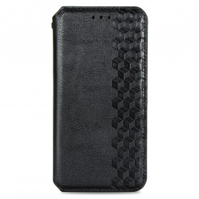 Flip Cover Samsung Galaxy A51 Effet Cuir Texture Diamant
