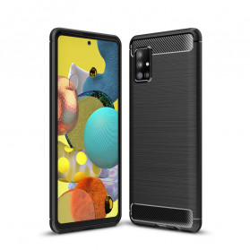 Samsung Galaxy A51 5G Brushed Carbon Fiber Case