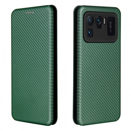 Flip Cover Xiaomi Mi 11 Ultra Carbon Fiber with Ring Support