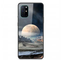 OnePlus 8T Space Moon Tempered Glass Case