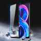 Screen Protector Tempered Glass Black Contours Realme 8 / 8 Pro