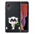 Case Samsung Galaxy XCover 5 Transparent Panda Triste