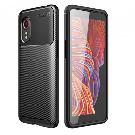 Case Samsung Galaxy XCover 5 Flexible Texture Carbon Fiber