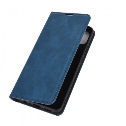 Flip Cover Oppo A15 Soft Leather Effect Silk