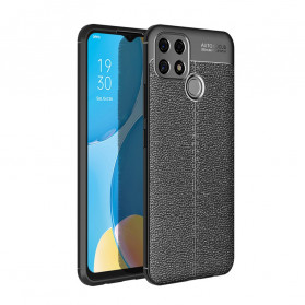Case Oppo A15 Leather Effect Lychee Double line