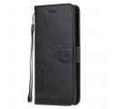 Case Samsung Galaxy XCover 5 Tree and Owls with Strap