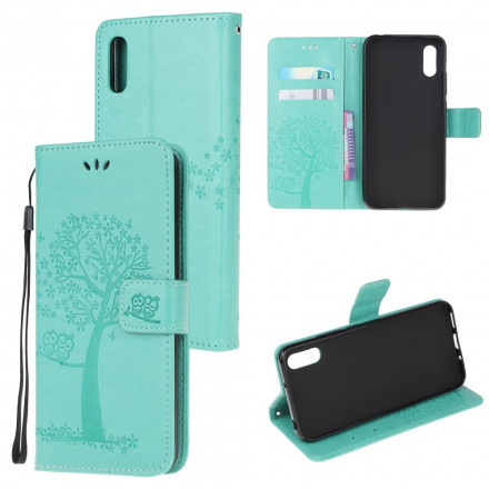 Case Samsung Galaxy XCover 5 Tree and Owls with Strap