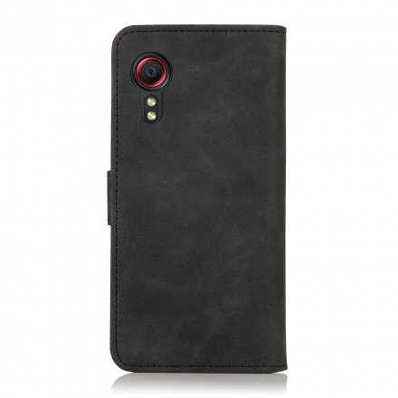 Samsung Galaxy XCover 5 Case Vintage Leather Effect KHAZNEH