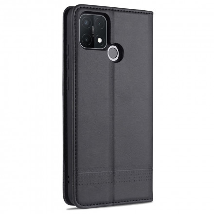 Flip Cover Oppo A15 Style Cuir AZNS