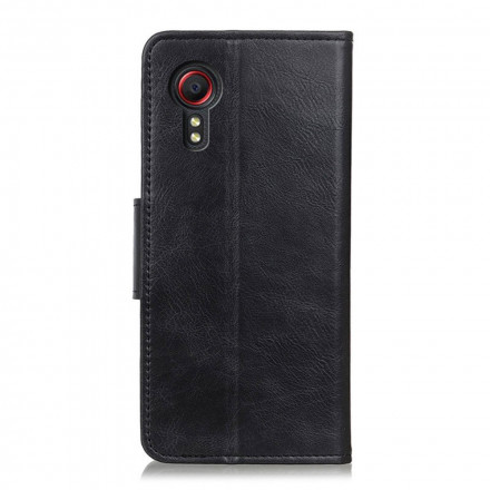 Case Samsung Galaxy XCover 5 Leather Effect Reversible Clasp