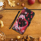 Oppo A15 Case Flowers and Hearts with Strap