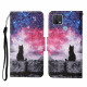 Case Oppo A15 Cat Stories with Lanyard