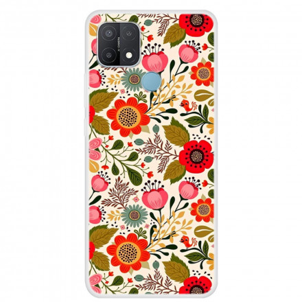 Case Oppo A15 Tapestry Flowered