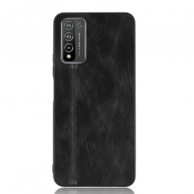 Case Honor 10x Lite Effet Cuir Couture