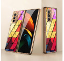 Samsung Galaxy Z Fold2 Triangles Tempered Glass Case GKK