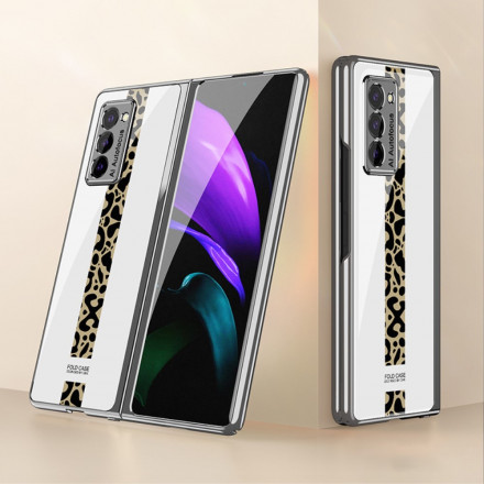 Samsung Galaxy Z Fold2 Leopard Glass Case GKK