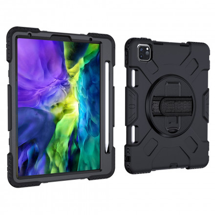 iPad Pro 11" Bumper Style Case with Strap, Shoulder Strap and Stylus Holder
