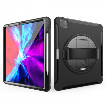 Case iPad Pro 12.9" (2021) (2020) (2019) Sangle, Support et Porte-Stylet