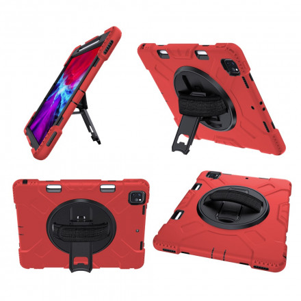 iPad Pro 12.9" Case (2021) (2020) (2018) Stand, Strap and Shoulder Strap