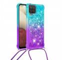 Samsung Galaxy A12 / M12 Silicone Sequins and String Case
