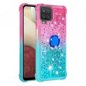 Case Samsung Galaxy A12 / M12 Glitter Ring-Support