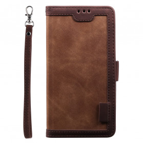 Case Samsung Galaxy A12 / M12 Two-tone Leatherette Reinforced Contours
