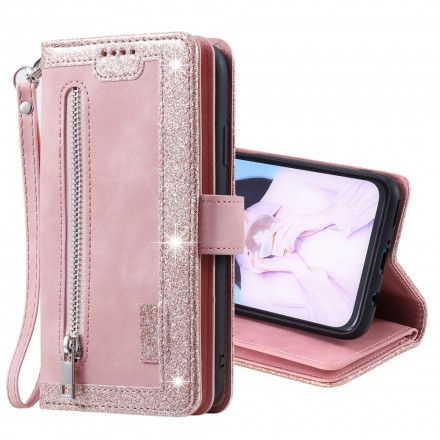Case Samsung Galaxy A12 / M12 Reinforced Contours Zipped Pocket