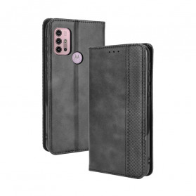 Flip Cover Moto G30 / Moto G10 Vintage Leather Effect