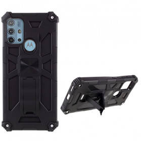 Case Moto G30 / Moto G10 Bicolor Support Amovible