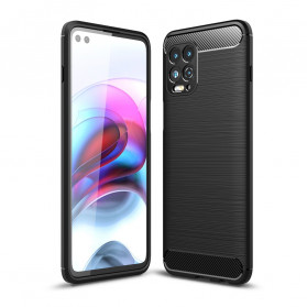 Moto G100 Brushed Carbon Fiber Case