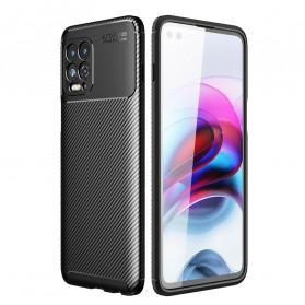 Moto G100 Case Flexible Carbon Fiber Texture