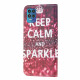 Cover Moto G100 Keep Calm and Sparkle