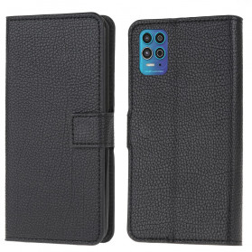 Moto G100 Leather Case Grain Lychee
