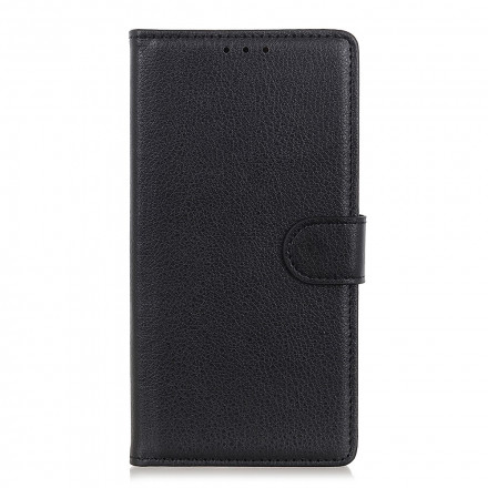 Cover Moto G100 Simili Cuir Lychee Traditionnel