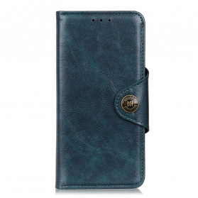 Cover Sony Xperia 5 III Simili Cuir Bouton Verni