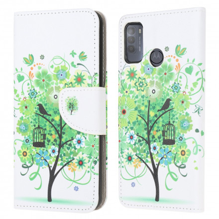 Moto G50 Flower Tree Case