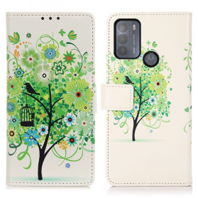 Moto G50 Case Colorful Tree