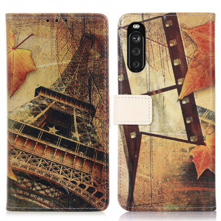 Cover Sony Xperia 10 III Tour Eiffel En Automne