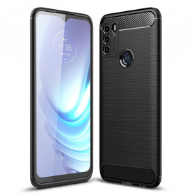 Moto G50 Brushed Carbon Fiber Case