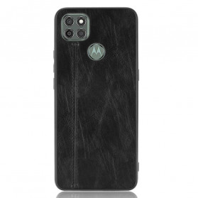 Moto G9 Power Case Leather Effect Stitching
