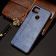 Moto G9 Power Case Leather Effect Stitching