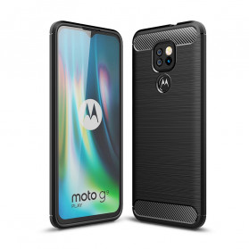 Moto G9 Power Brushed Carbon Fiber Case