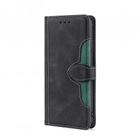 Cover Samsung Galaxy A32 4G Simili Cuir Bicolore Stylish