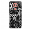 Moto G9 Play Giraffes with Glasses Case