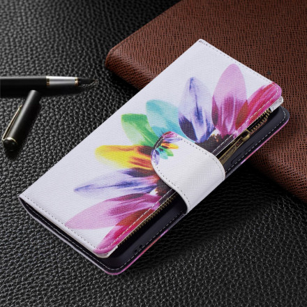 Case Samsung Galaxy A32 4G Zipped Pocket Flower