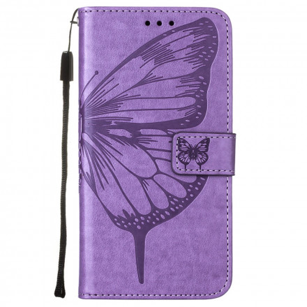 Case Samsung Galaxy A32 4G Butterfly Design with Strap