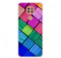 Moto G9 Play Case Colored Blocks