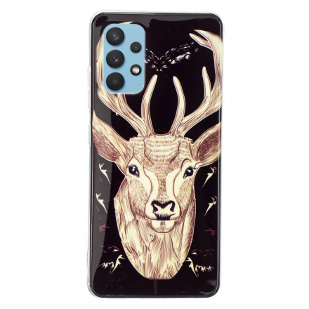 Case Samsung Galaxy A32 4G Majestic Deer Fluorescent